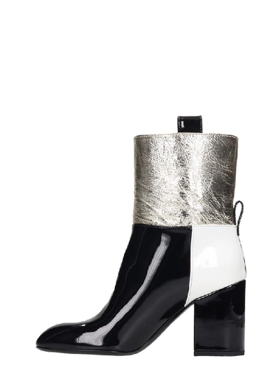 Shop Laurence Dacade Vico High Heels Ankle Boots In White Leather