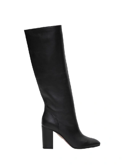 Shop Aquazzura Boogie Boots In Nero