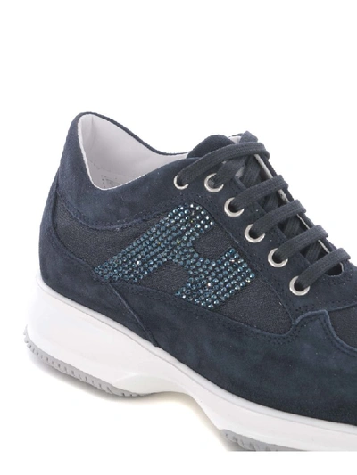 Shop Hogan Sneakers In Blu