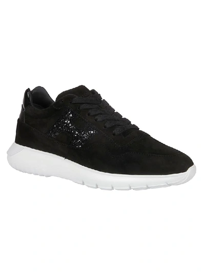 Shop Hogan H371 Interactive Sneakers In Black