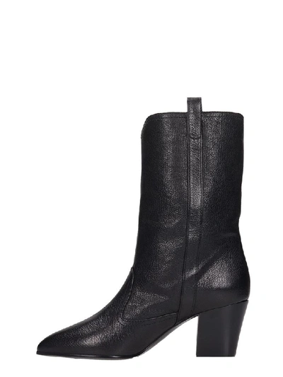 Shop Laurence Dacade Simona High Heels Ankle Boots In Black Leather