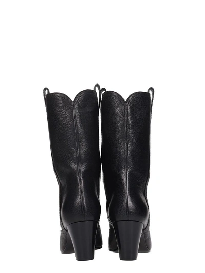 Shop Laurence Dacade Simona High Heels Ankle Boots In Black Leather