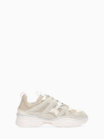 Shop Isabel Marant Étoile Sneakers Kindsay Baskets In White