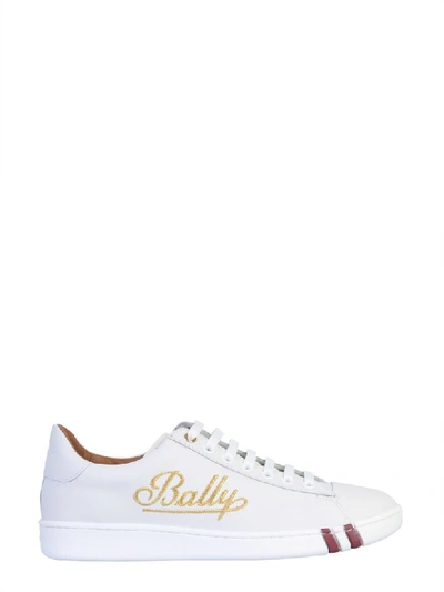 Shop Bally Wiera Sneaker In Bianco