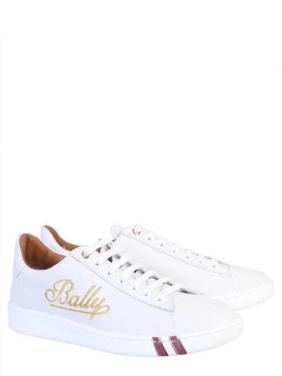 Shop Bally Wiera Sneaker In Bianco