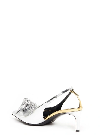 Shop Tom Ford Knot Mirror Shoes In Silver