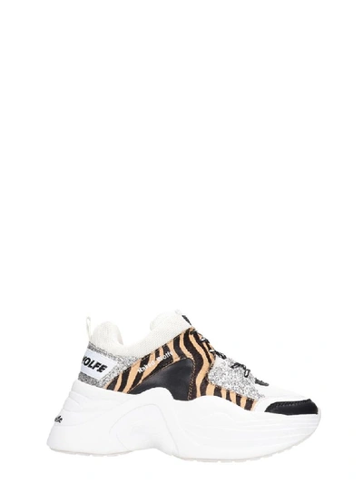 Shop Naked Wolfe Track Sneakers In White Tech/synthetic
