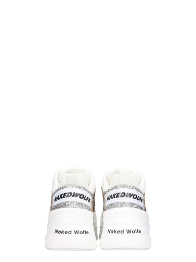 Shop Naked Wolfe Track Sneakers In White Tech/synthetic