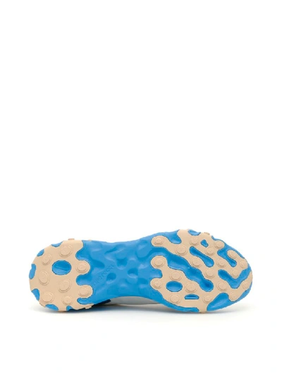 Shop Nike React Element 55 Sneakers In Light Cream Desert Ore Lt Blue Fury (light Blue)