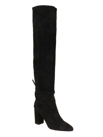 Shop Aquazzura Milano Boot 85 In Black