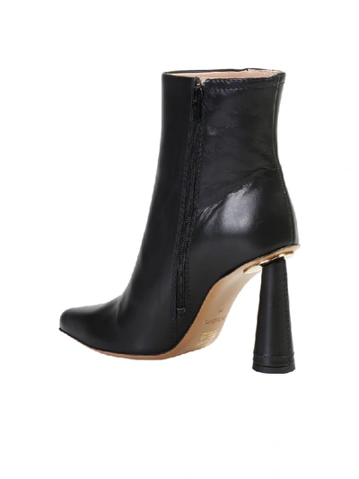 Shop Jacquemus Les Bottes Ankle Boots In Black