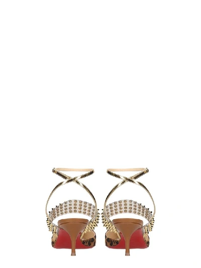 Shop Christian Louboutin Levita 55 Sandals In Animalier Suede