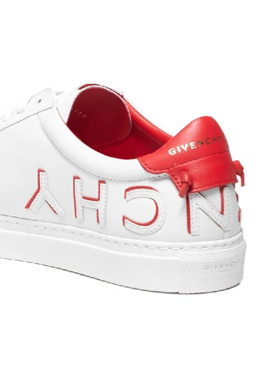 Shop Givenchy Sneakers In White Red