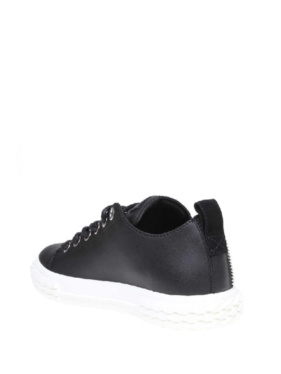 Shop Giuseppe Zanotti Sneakers Blabber In Black Leather