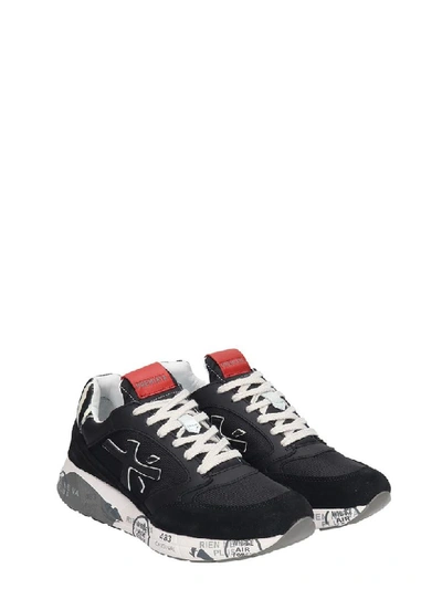 Shop Premiata Zac Zac Sneakers In Black Tech/synthetic