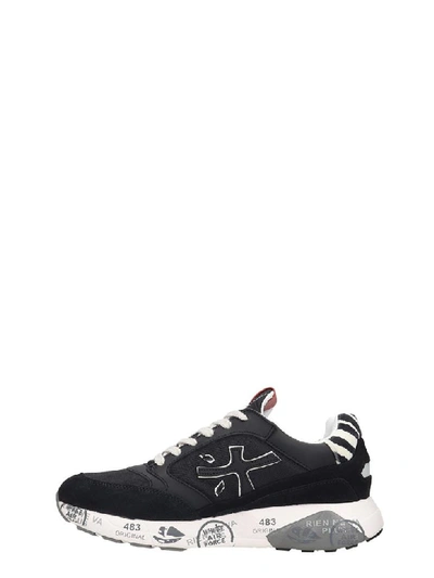 Shop Premiata Zac Zac Sneakers In Black Tech/synthetic