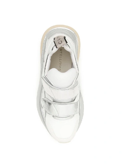 Shop Stella Mccartney Eclypse Sneakers In Wht Sil Wt Wt Ag Blk (white)