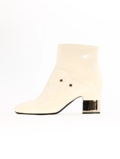Shop Roger Vivier White Ankle Boot