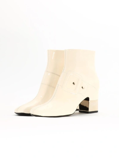 Shop Roger Vivier White Ankle Boot