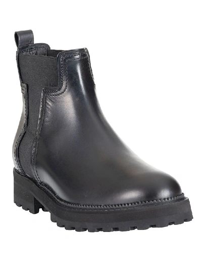 Shop Tod's Chelsea Boots In Black
