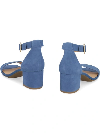 Shop Michael Kors Suede Sandals In Blue