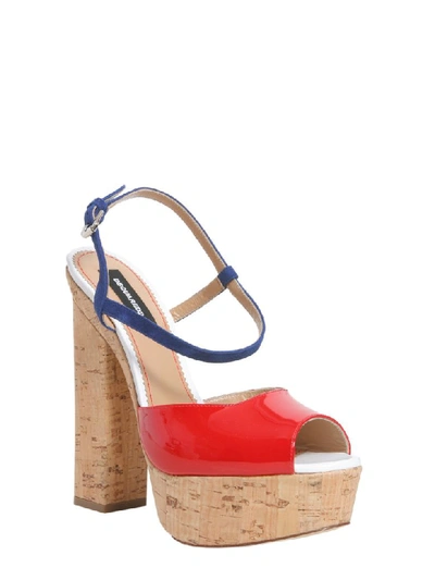 Shop Dsquared2 Basic Sandals In Multicolor