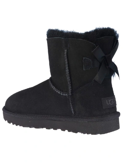 Shop Ugg Mini Bailey Bow Ii Boots In Black