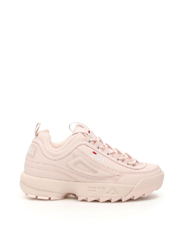 pink disruptor fila