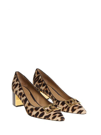 Shop Tory Burch Decollete Gigi In Cavallino In Leopard