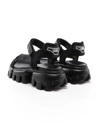 Shop Prada Cloudbust Thunder Sandals In Nero