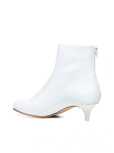 Shop Mm6 Maison Margiela Boots In Bright White