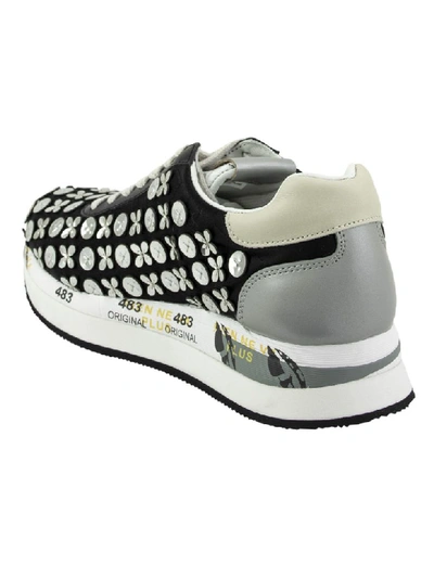 Shop Premiata Conny Sneakers In Black