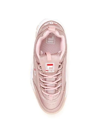 Shop Fila Disruptor Sneakers In Lilas (pink)