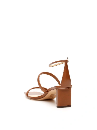 Shop Alexandre Birman Lally 50 Sandals In Almond (brown)