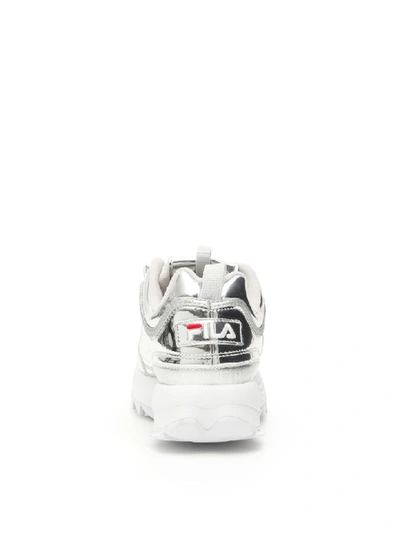 Shop Fila Disruptor Low Sneakers In Silver (silver)