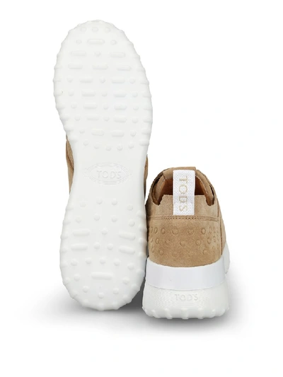 Shop Tod's Laced Shoes In Beige