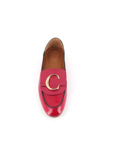 Shop Chloé Loafers In Red