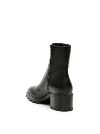 Shop Jimmy Choo Mava Boots With Crystal Trim In Black (black)