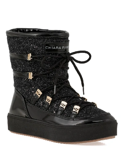 Shop Chiara Ferragni Snow Boot In Black