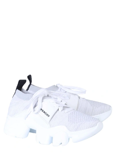 Shop Givenchy Low Jaw Sneakers In Bianco