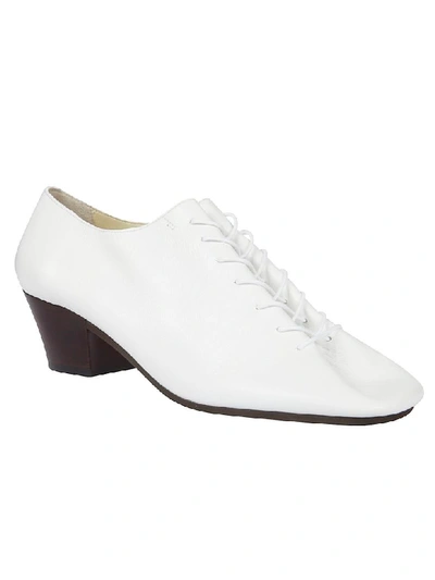 Shop Lemaire Heeled Oxford Shoes In Cioccolato