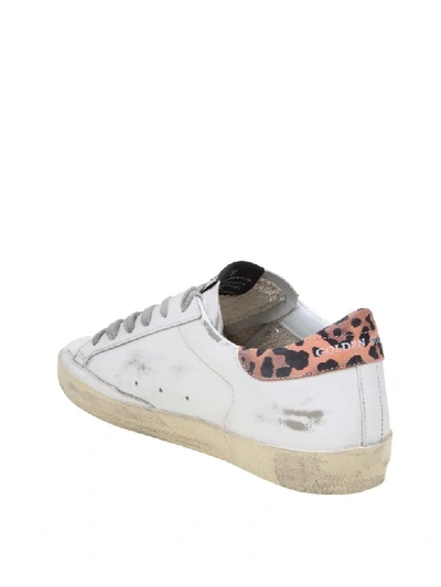 Shop Golden Goose Superstar Sneakers In White Color Leather