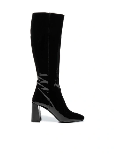 Shop Prada Boots In Nero