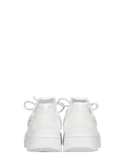 Shop Kenzo Sonic Sneakers In White Leather