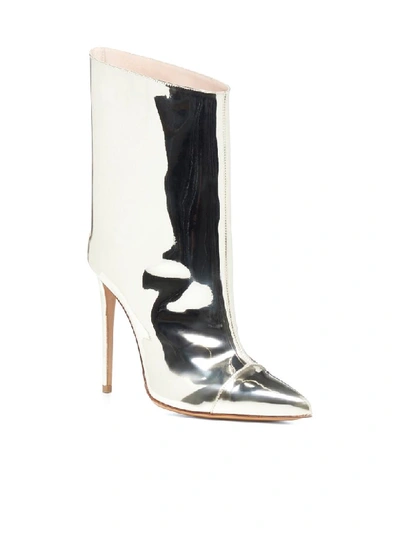 Shop Alexandre Vauthier Boots In Platinum