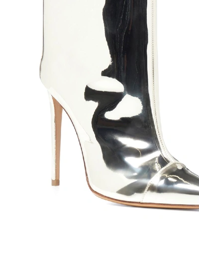 Shop Alexandre Vauthier Boots In Platinum