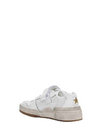 Shop Saint Laurent Sl24 Sneakers In Bianco