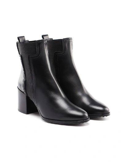 Shop Tod's Ankle Boot In Nero