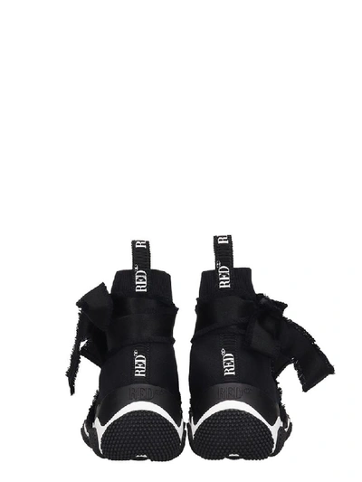 Shop Red Valentino Sneakers In Black Canvas