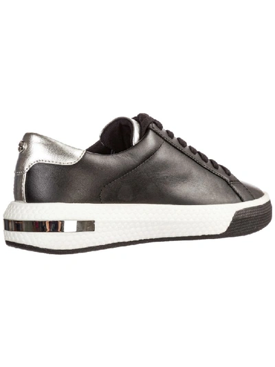 Shop Michael Kors Codie Sneakers In Black / Silver